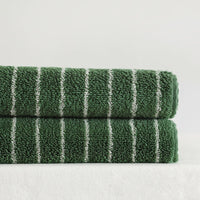 HKM-925779 Parent-Child Long-Staple Cotton Yarn-Dyed Rhombus and Striped Towels Set