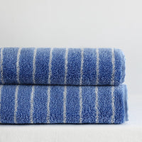 HKM-925779 Parent-Child Long-Staple Cotton Yarn-Dyed Rhombus and Striped Towels Set