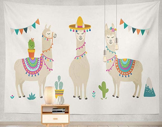 KTX-925907 European Style Digital Printed Polyester Home Tapestry for Wall Decor