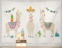 HKM-925907 European Style Digital Printed Polyester Home Tapestry for Wall Decor