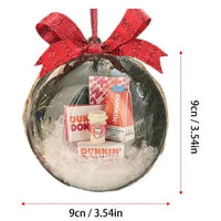 HKM-925971 Transparent Hanging Christmas Tree Ornaments for Seasonal Decor and Gift-Giving