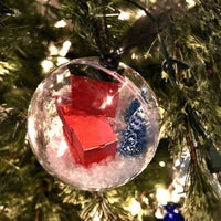 HKM-925971 Transparent Hanging Christmas Tree Ornaments for Seasonal Decor and Gift-Giving