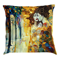 HKM-926163 Ocean-Inspired Cotton and Linen Cushion Cover in Multiple Colors - 45x45 cm