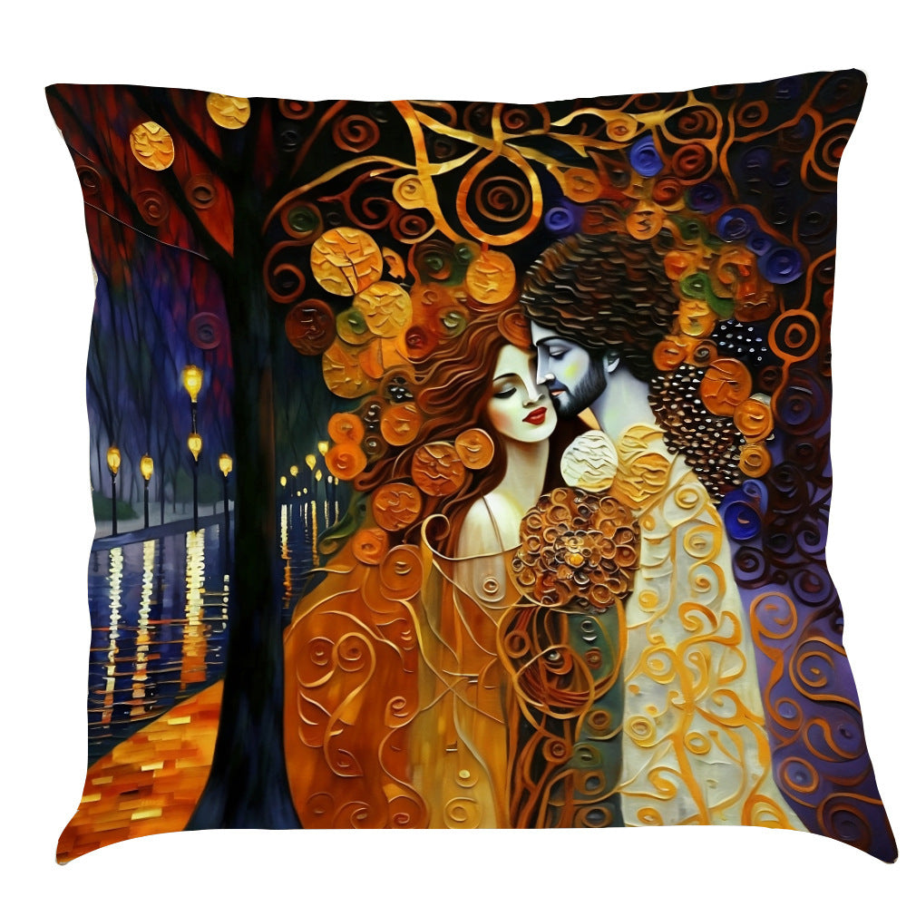 HKM-926163 Ocean-Inspired Cotton and Linen Cushion Cover in Multiple Colors - 45x45 cm