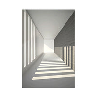 HKM-926355 Black and White Modern Architecture Canvas Art Print