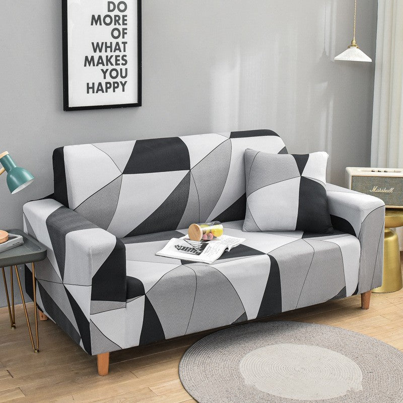 HKM-926419 All Inclusive Anti-Skid Polyester Sofa Cover with Cushion Cover - Multiple Sizes Available