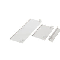 HKM-926419 Three-in-One SD Card Expansion Slot Baffle for Gaming Consoles - White and Black, Plastic Material