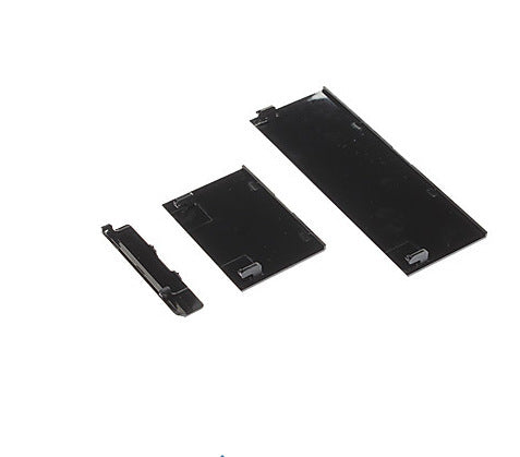 HKM-926419 Three-in-One SD Card Expansion Slot Baffle for Gaming Consoles - White and Black, Plastic Material