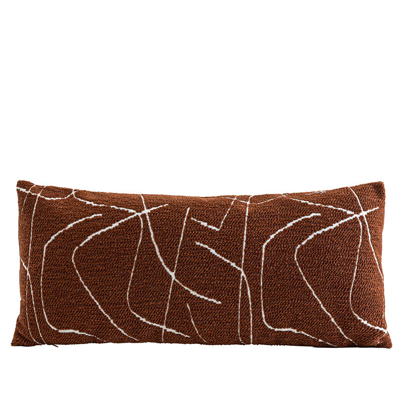 HKM-926483 Geometric Pattern Square Pillow Cover for Living Room Decor
