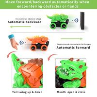 HKM-926611 Dinosaur Gesture Control Electric Truck Toy for Kids - Ages 2 to 13 with Music