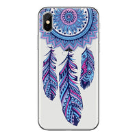 HKM-926611 Dream Catcher TPU Back Cover Case for Apple, OPPO, Huawei, OnePlus, Meizu, Vivo, Samsung, Xiaomi