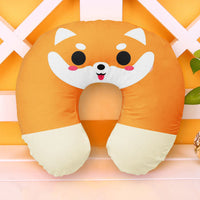 HKM-926803 U-Shape Neck Pillow for Travel - Cute Designs: Donut, Corgi, Watermelon, Panda, Rainbow