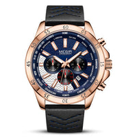 HKM-926867 Men's Multi-Function Big Dial Sports Watch with Waterproof Feature and World Time Display