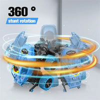 HKM-926931 Deformation Gyro Stunt Car, 1:32 RC Remote Control Vehicle for Indoor/Outdoor Fun