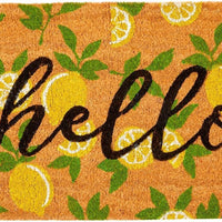 HKM-927187 Floral Entry Mat for Dust Control – Machine Washable Polyester Fiber – Decorative Designs in Various Sizes