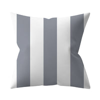 HKM-927187 Gray Geometric Abstraction Polyester Pillow Cover - European Style 45x45cm