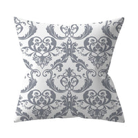 HKM-927187 Gray Geometric Abstraction Polyester Pillow Cover - European Style 45x45cm