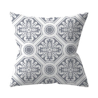 HKM-927187 Gray Geometric Abstraction Polyester Pillow Cover - European Style 45x45cm
