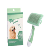 HKM-927187 Self-Cleaning Slicker Brush for Dogs and Cats - Effortless Grooming Tool with One-Click Hair Removal