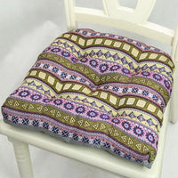 HKM-927315 American Style Jacquard Cushion with Geometric and Floral Design, 42x42CM