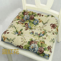 HKM-927315 American Style Jacquard Cushion with Geometric and Floral Design, 42x42CM