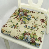 HKM-927315 American Style Jacquard Cushion with Geometric and Floral Design, 42x42CM