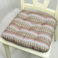 HKM-927315 American Style Jacquard Cushion with Geometric and Floral Design, 42x42CM