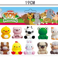 HKM-927315 Eco-Friendly Silicone Ocean Animal Bath Toys Set for Toddlers - 6 Pieces, Mold-Free Fun