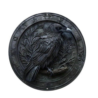 HKM-927443 Thick Round Aluminum Sheet Decorations - Frameless, Various Styles, 20x20 cm & 30x30 cm
