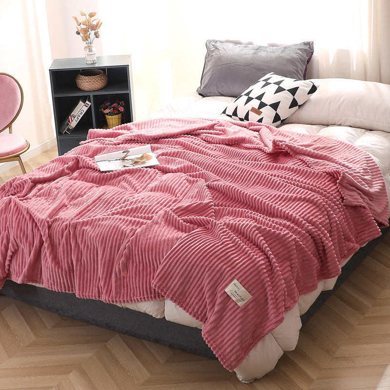 HKM-927507 Magic Velvet Flannel Blanket - Soft, Cozy Comfort in Multiple Sizes