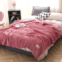 HKM-927507 Magic Velvet Flannel Blanket - Soft, Cozy Comfort in Multiple Sizes