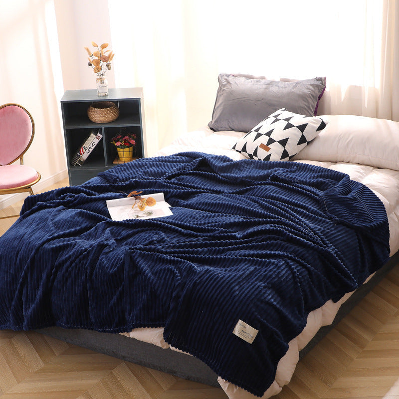 HKM-927507 Magic Velvet Flannel Blanket - Soft, Cozy Comfort in Multiple Sizes