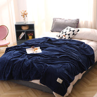 HKM-927507 Magic Velvet Flannel Blanket - Soft, Cozy Comfort in Multiple Sizes
