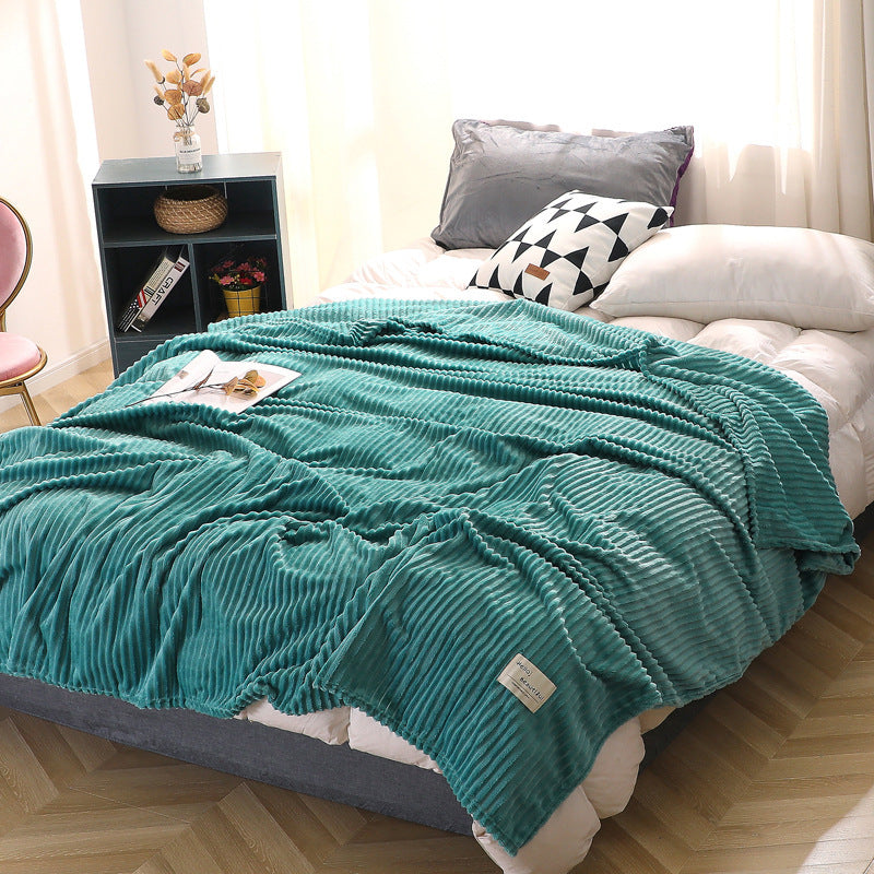 HKM-927507 Magic Velvet Flannel Blanket - Soft, Cozy Comfort in Multiple Sizes