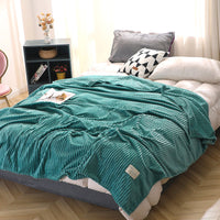 HKM-927507 Magic Velvet Flannel Blanket - Soft, Cozy Comfort in Multiple Sizes