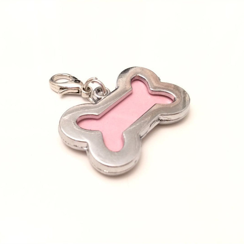 HKM-927507 Metal Dog Pendant with Diamond Bone Design for All Seasons