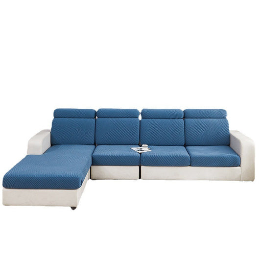 HKM-927571 Solid Color Three-Dimensional Jacquard Sofa Slipcover in Multiple Sizes and Colors