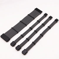 HKM-927699 Motherboard Power Extension Cable Set for ATX 24PIN, CPU 8PIN, GPU 8PIN - 1.5KW to 800W Compatibility