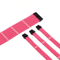 HKM-927699 Motherboard Power Extension Cable Set for ATX 24PIN, CPU 8PIN, GPU 8PIN - 1.5KW to 800W Compatibility