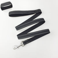 HKM-927699 Reflective Adjustable Pet Dog Harness with Nylon Chest Strap and Traction Rope