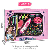 HKM-927763 Electric Hair Braider Machine for Girls with Hair Accessories - Pretend Play Dresser Set