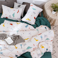 HKM-927827 Personalized Aloe Cotton 4-Piece Bedding Set in Soft Terylene Fabric