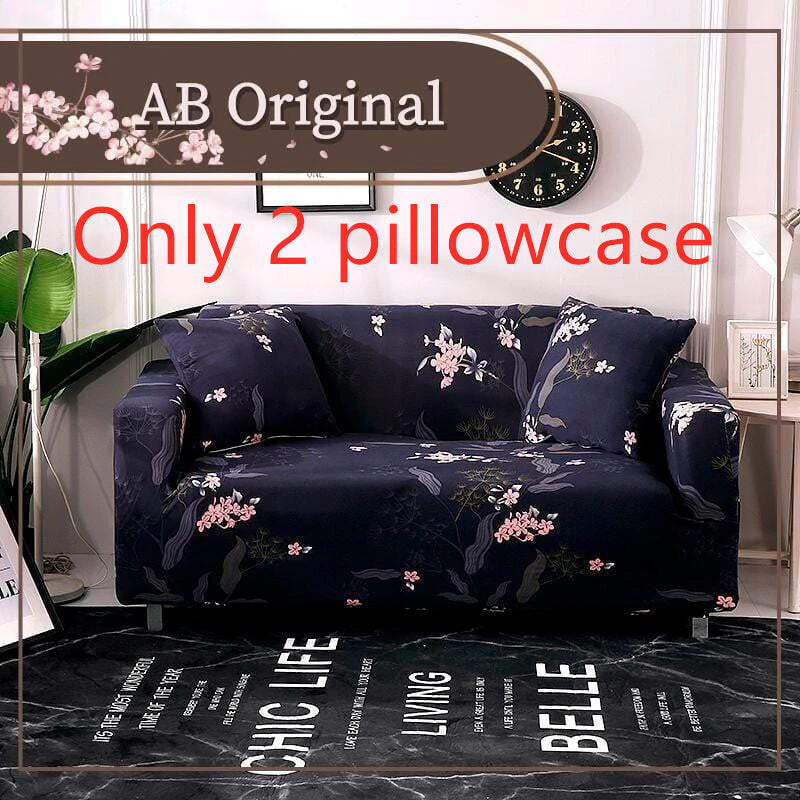 HKM-927891 Elastic All-Inclusive Sofa Cover for Various Sizes with Pillowcases