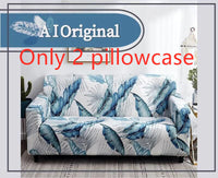 HKM-927891 Elastic All-Inclusive Sofa Cover for Various Sizes with Pillowcases