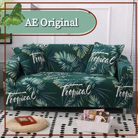 HKM-927891 Elastic All-Inclusive Sofa Cover for Various Sizes with Pillowcases