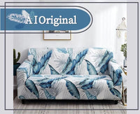 HKM-927891 Elastic All-Inclusive Sofa Cover for Various Sizes with Pillowcases