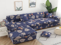 HKM-927891 Elastic All-Inclusive Sofa Cover for Various Sizes with Pillowcases
