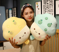HKM-927955 Fruit Ice-Cream Plush Toy Soft Fruit Pillow for Home Sofa Decor