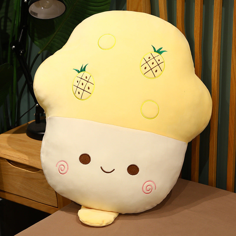 HKM-927955 Fruit Ice-Cream Plush Toy Soft Fruit Pillow for Home Sofa Decor