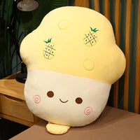 HKM-927955 Fruit Ice-Cream Plush Toy Soft Fruit Pillow for Home Sofa Decor